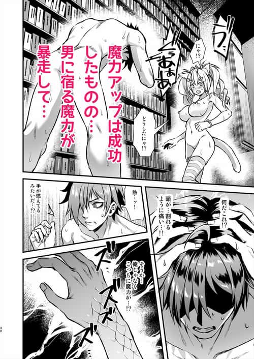 魔法学院の落ちこぼれ。2猫耳少女の秘密を握っておっぱいを揉んでみた 無料サンプル画像
